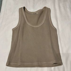 Madewell waffle tank top
